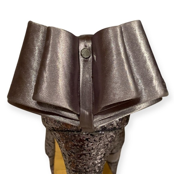 Ted Baker Oaker Silver Glitter Pumps - Picture 6 of 8